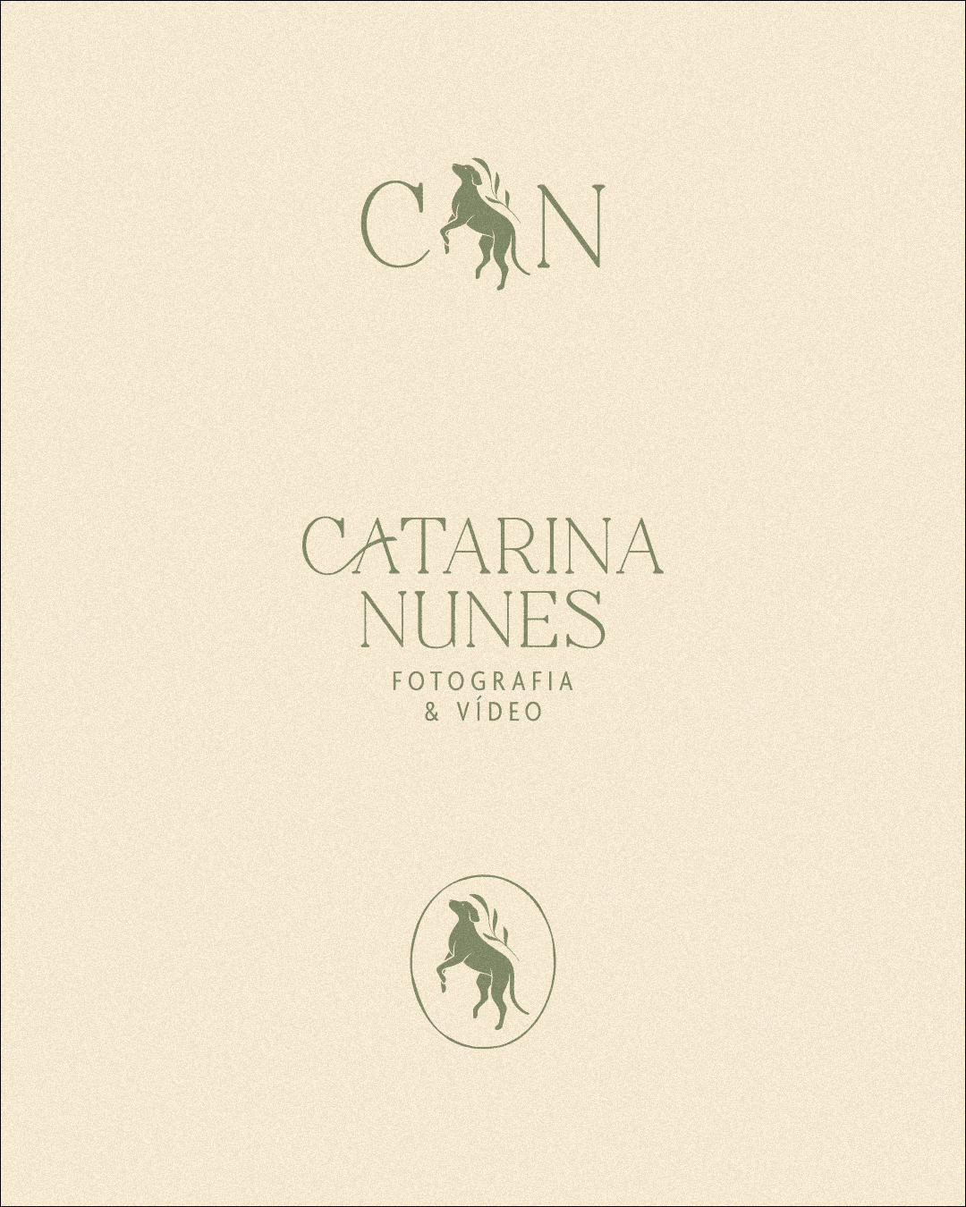 Assinaturas principal e reduzida da identidade visual do projeto CATARINA NUNES