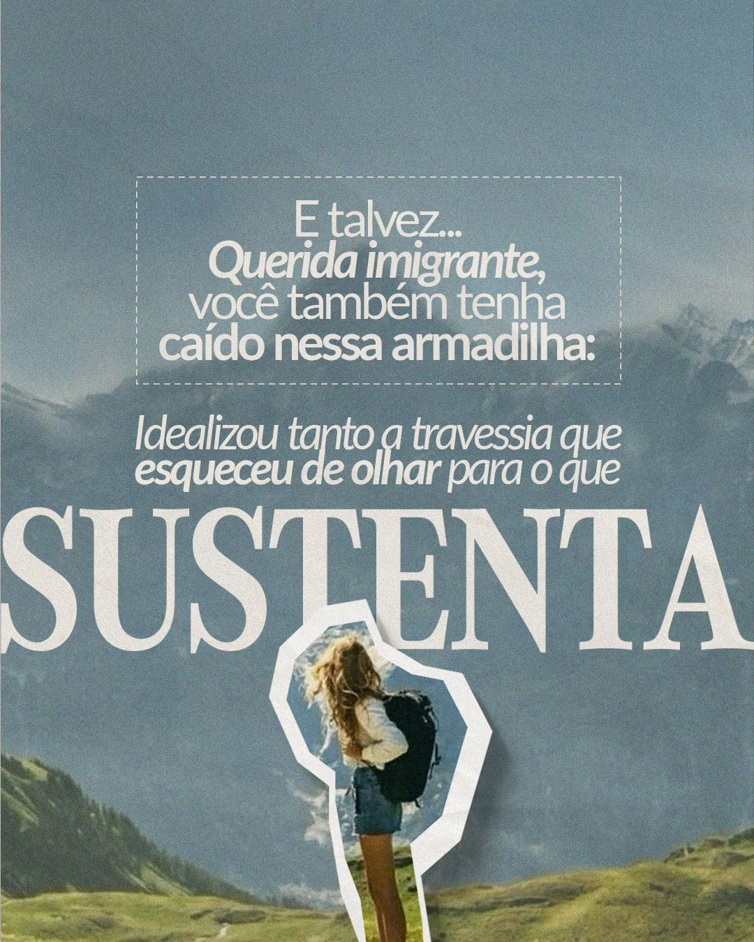 Reflexão sobre pertencimento e a busca por sustentação do projeto ERIKA ABREU CLARES