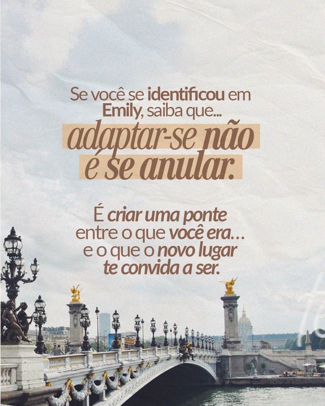 Adaptação como ponte entre identidade e novo lugar do projeto ERIKA ABREU CLARES