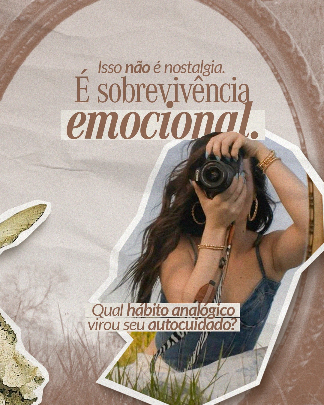 Sobrevivência emocional e autocuidado analógico do projeto ERIKA ABREU CLARES