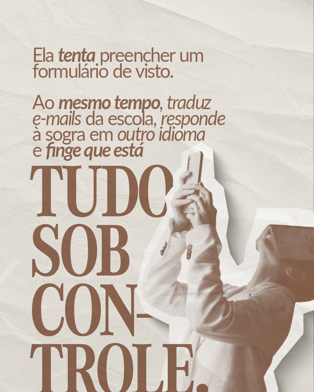 Sobrecarga ao conciliar tarefas em outros idiomas do projeto ERIKA ABREU CLARES