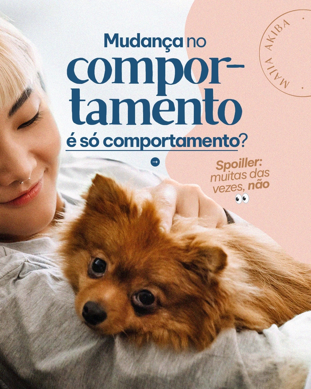 Capa sobre mudanças no comportamento dos pets do projeto MAJIA AKIBA