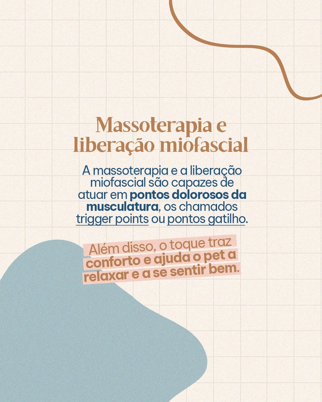Post sobre massoterapia e liberação miofascial do projeto MAJIA AKIBA