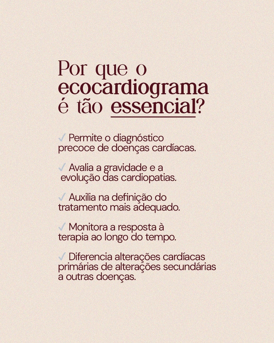 Benefícios do ecocardiograma para diagnóstico e acompanhamento do projeto DRA. THAIS MARCOTO
