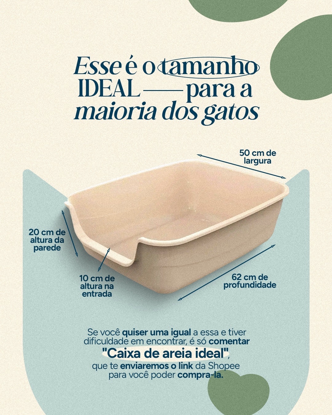Medidas recomendadas para uma caixa de areia do projeto VETTITUDE